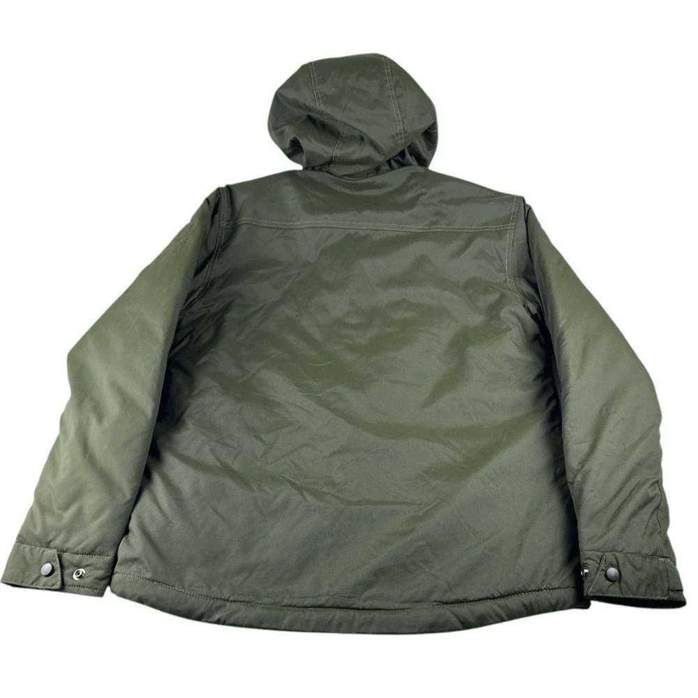 Hard Land Men's Insulated Winter Jacket-OD Green, Size M, Durable Workwear, NWT